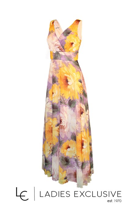 EFFECT Φόρεμα αμάνικο κρουαζέ μακρύ