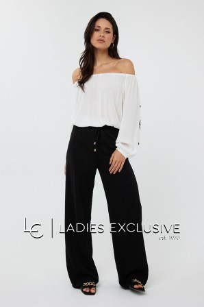 ESQUALO Παντελόνα σε άνετη γραμμή με λάστιχο