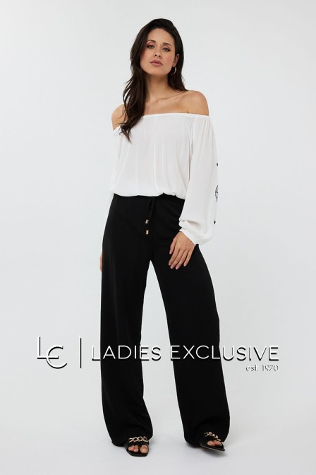 ESQUALO Παντελόνα σε άνετη γραμμή με λάστιχο