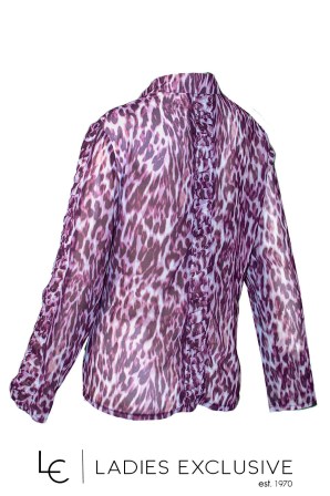 ESTEL Πουκάμισο σιθρού animal print