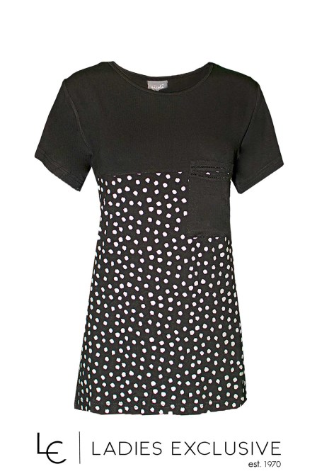 NICOLA Μπλούζα κοντομάνικη πουά