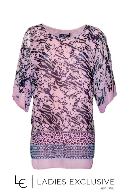 WEFTS Μπλούζα από διπλή μουσελίνα