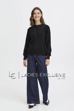 FRANSA Πουλόβερ με δαντέλα