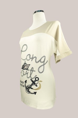 NICOLA Μακριά navy μπλούζα