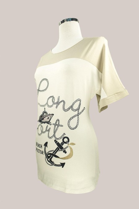 NICOLA Μακριά navy μπλούζα