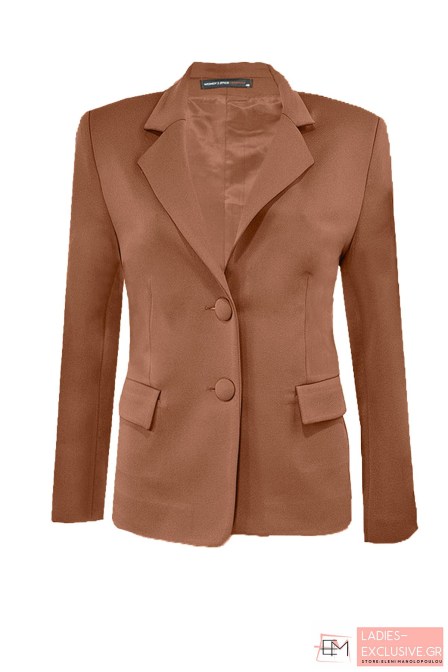WOMEN'S STYLE Σακάκι κρεπ ελαστικό