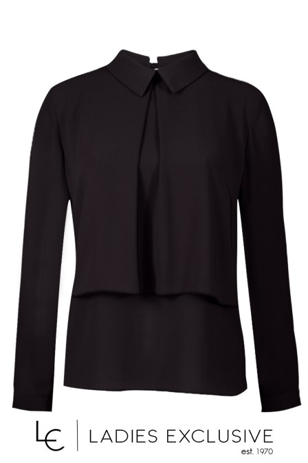 ESTEL Μπλούζα ριχτή με γιακά