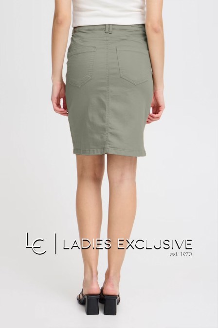 FRANSA Φούστα τζην σε ίσια γραμμή