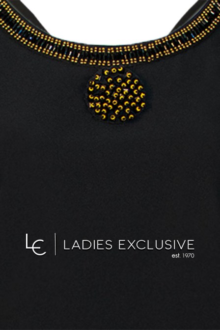 WEFTS Φόρεμα μίντι με μοτίφ με χάντρες