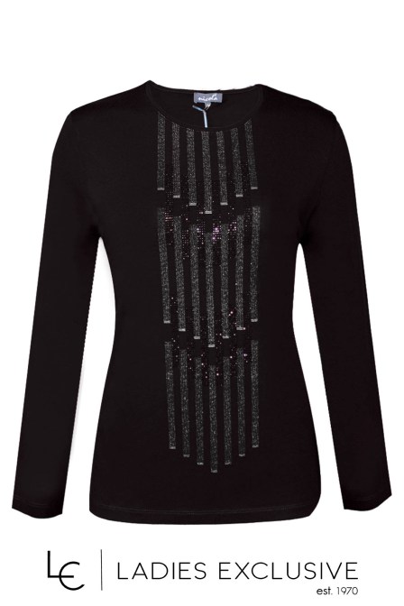 NICOLA Μπλούζα λεπτή με κάθετες ρίγες