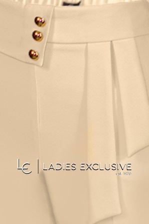 EFFECT Παντελόνι κρεπ με λάστιχο