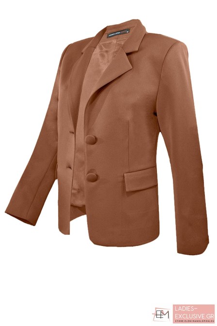 WOMEN'S STYLE Σακάκι κρεπ ελαστικό