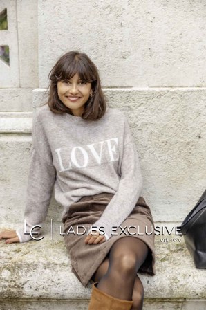 FRANSA Πουλόβερ LOVE