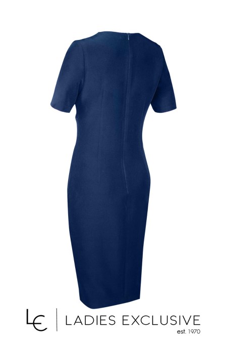 EFFECT Φόρεμα κρεπ κοντομάνικο