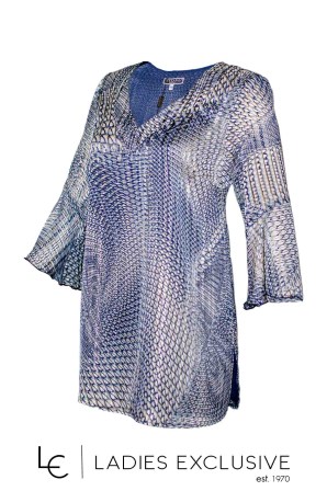 VIDAL Μπλούζα από μουσελίνα