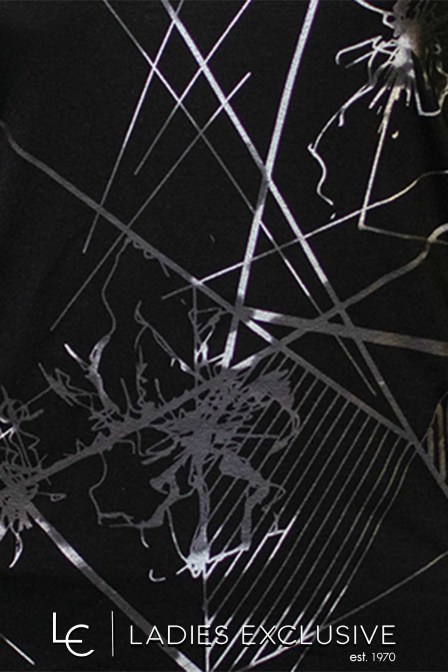 ELIN Μπλούζα κοντομάνικη με λάστιχο στη λαιμόκοψη