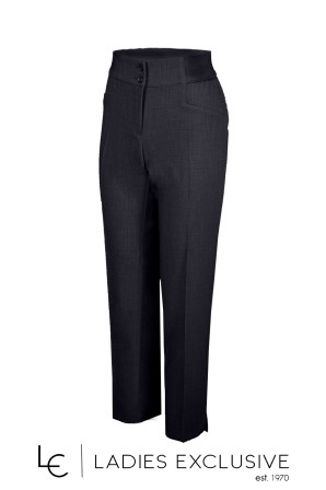 BELLA P. Παντελόνι κρεπ ρεγιόν με λάστιχο