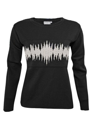 NICOLA Μπλούζα πλεκτή με λαιμόκοψη