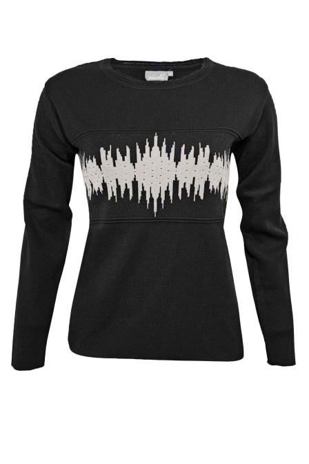 NICOLA Μπλούζα πλεκτή με λαιμόκοψη