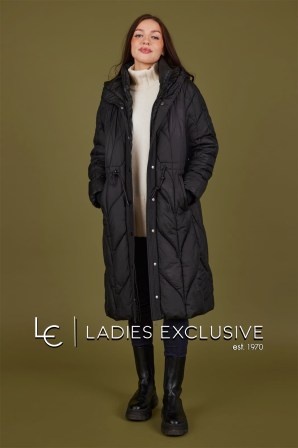 NORMANN Μπουφάν καπιτονέ μεσάτο μακρύ