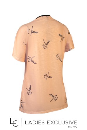 NICOLA Μπλούζα κοντομάνικη με στάμπα animal print