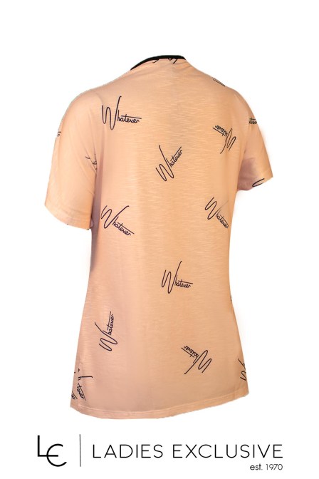 NICOLA Μπλούζα κοντομάνικη με στάμπα animal print