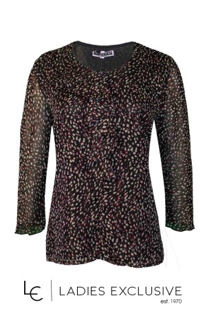 VIDAL Μπλούζα από μουσελίνα