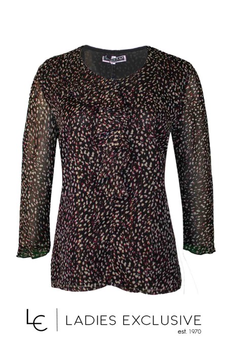 VIDAL Μπλούζα από μουσελίνα