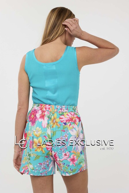 ESQUALO Μπλούζα αμάνικη ριμπ