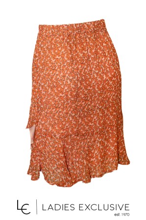 ESQUALO Φούστα εμπριμέ με βολάν