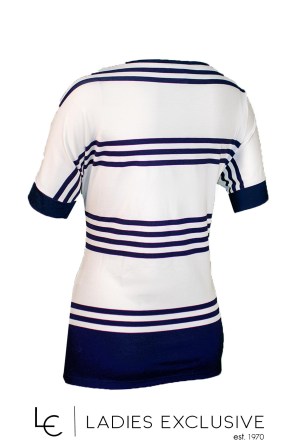 NICOLA Μπλούζα κοντομάνικη ριγέ