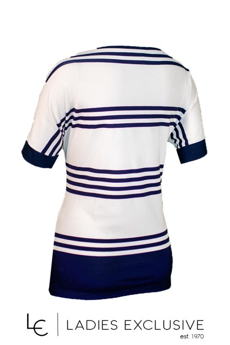 NICOLA Μπλούζα κοντομάνικη ριγέ