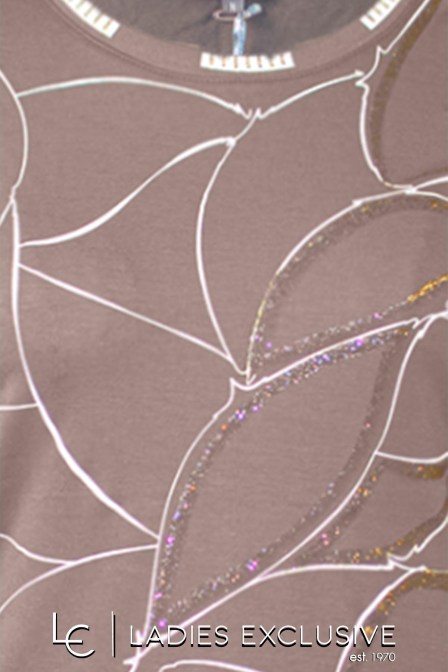 NICOLA Μπλούζα κοντομάνικη με ελαστική λαιμόκοψη