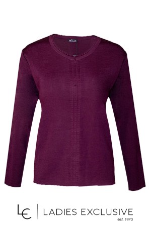 ELIN Μπλούζα μάλλινη με άνοιγμα v