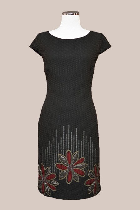 ESTEL Φόρεμα ανάγλυφο πικέ