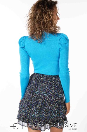 ESQUALO Μπλούζα λούρεξ με ανάγλυφη ύφανση