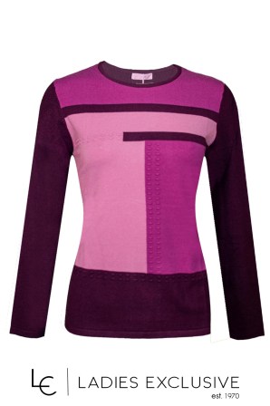 TRIPODE Μπλούζα πλεκτή με ανάγλυφο σχέδιο