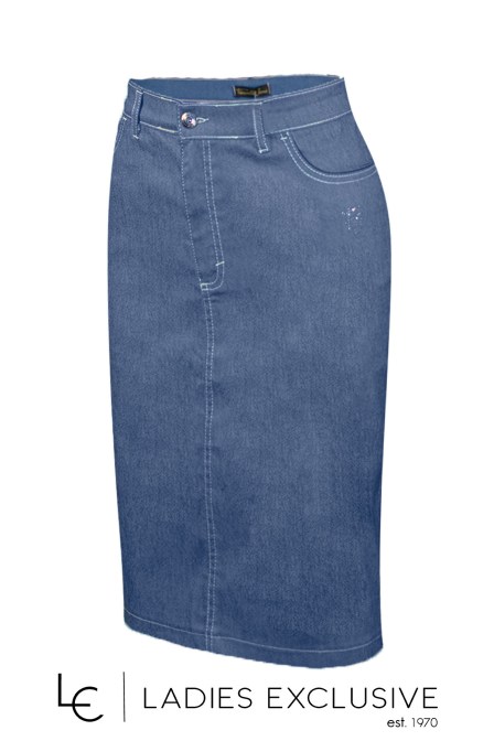 FIORENTINA JEANS Φούστα τύπου τζην