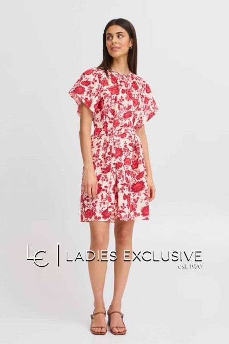 FRANSA Φόρεμα σε γραμμή A με ζώνη