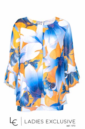 WEFTS Μπλούζα τουνίκ από μουσελίνα