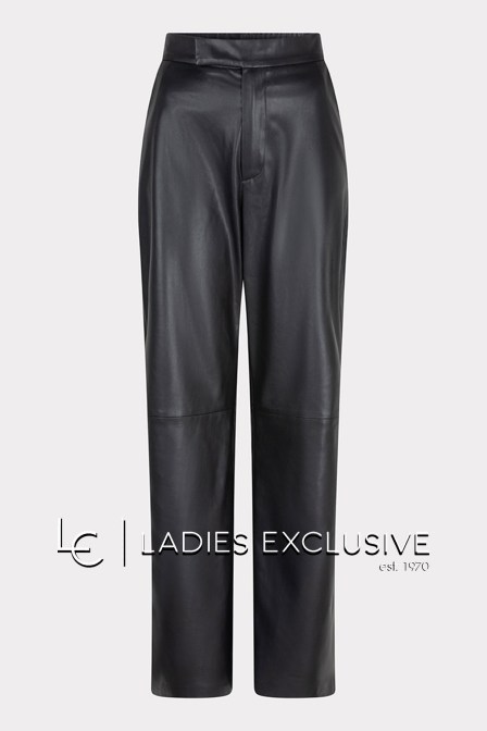 ESQUALO Παντελόνι wide leg από τεχνόδερμα