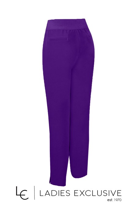 BELLA P. Παντελόνι κρεπ με λάστιχο