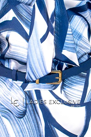 ESTEL Φόρεμα σατέν με ζώνη