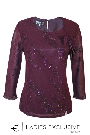 VIDAL Μπλούζα από ζορζέτα