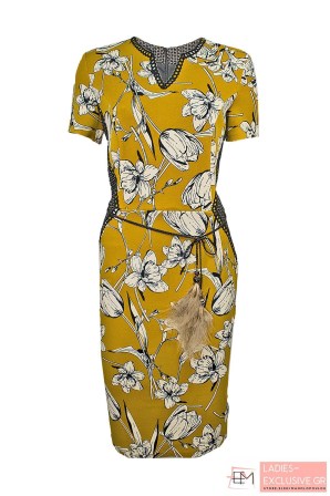 WOMEN'S STYLE Φόρεμα εμπριμέ midi