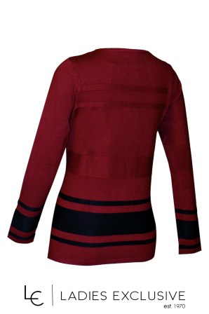 TRIPODE Μπλούζα πλεκτή με ανάγλυφες ρίγες