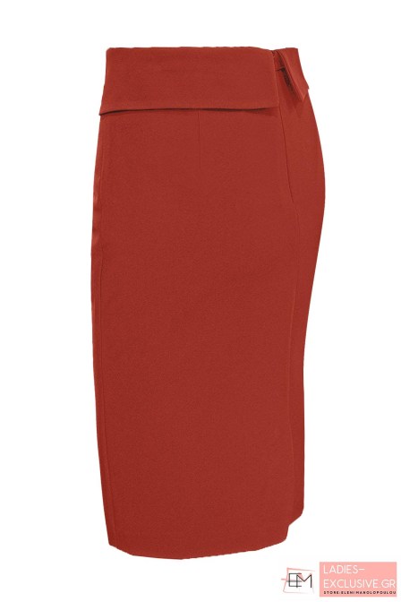 ESTEL Φούστα κρεπ pencil