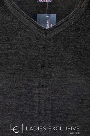 ELIN Μπλούζα μάλλινη με άνοιγμα v