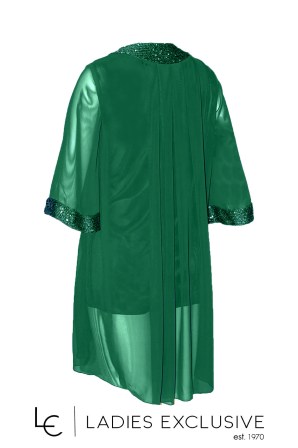 EFFECT Μπλούζα από μουσελίνα και παγιέτες