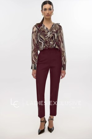 FIBES Παντελόνι κρεπ